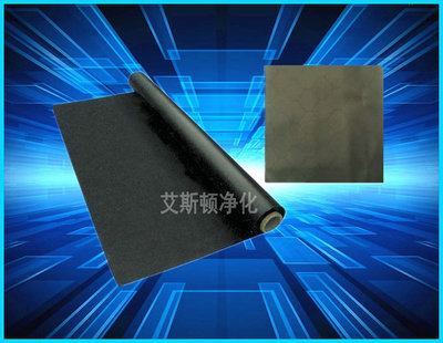 防静电窗帘pvc黑色不透明网格帘