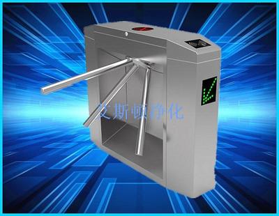 三辊闸-桥式八角带背板三辊闸防静电门禁系统